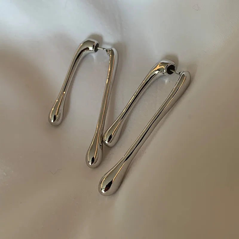 Geometric Drop Earrings.