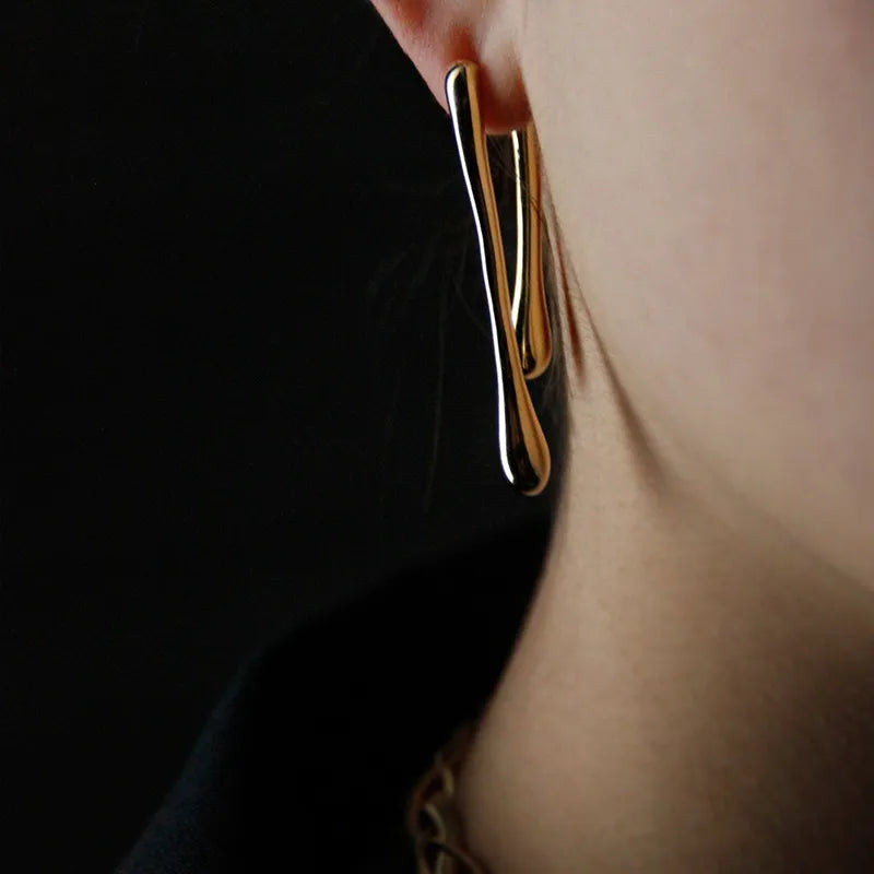 Geometric Drop Earrings.