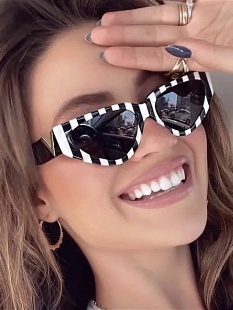 Vintage Sunglasses Luxury Cat Eyt