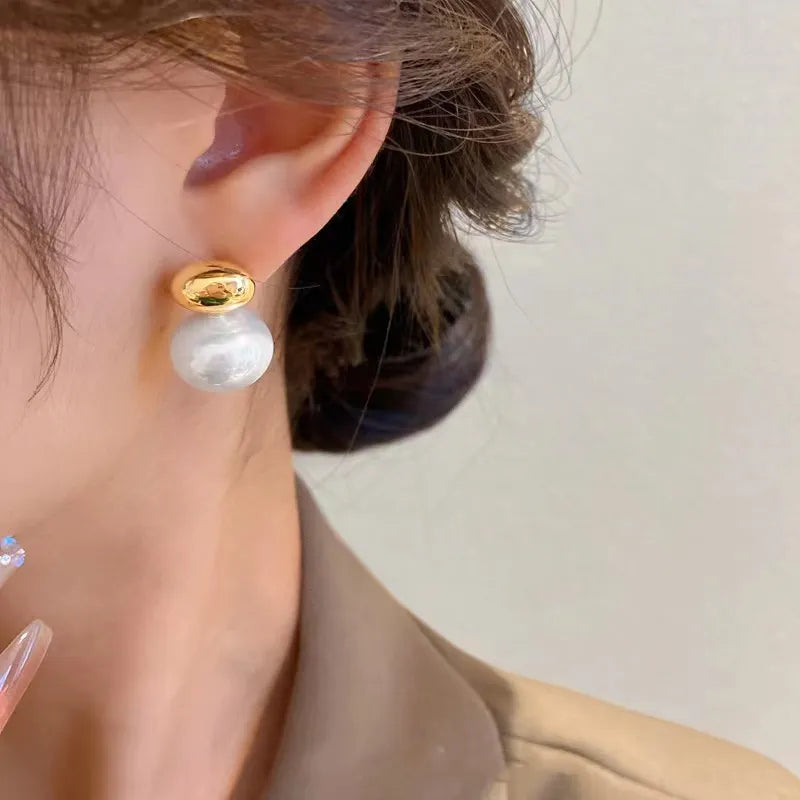 New French Pearl Earrings 2024