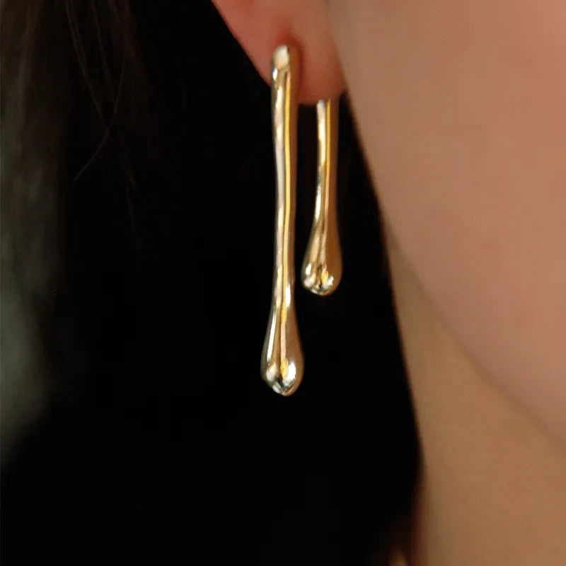 Geometric Drop Earrings.
