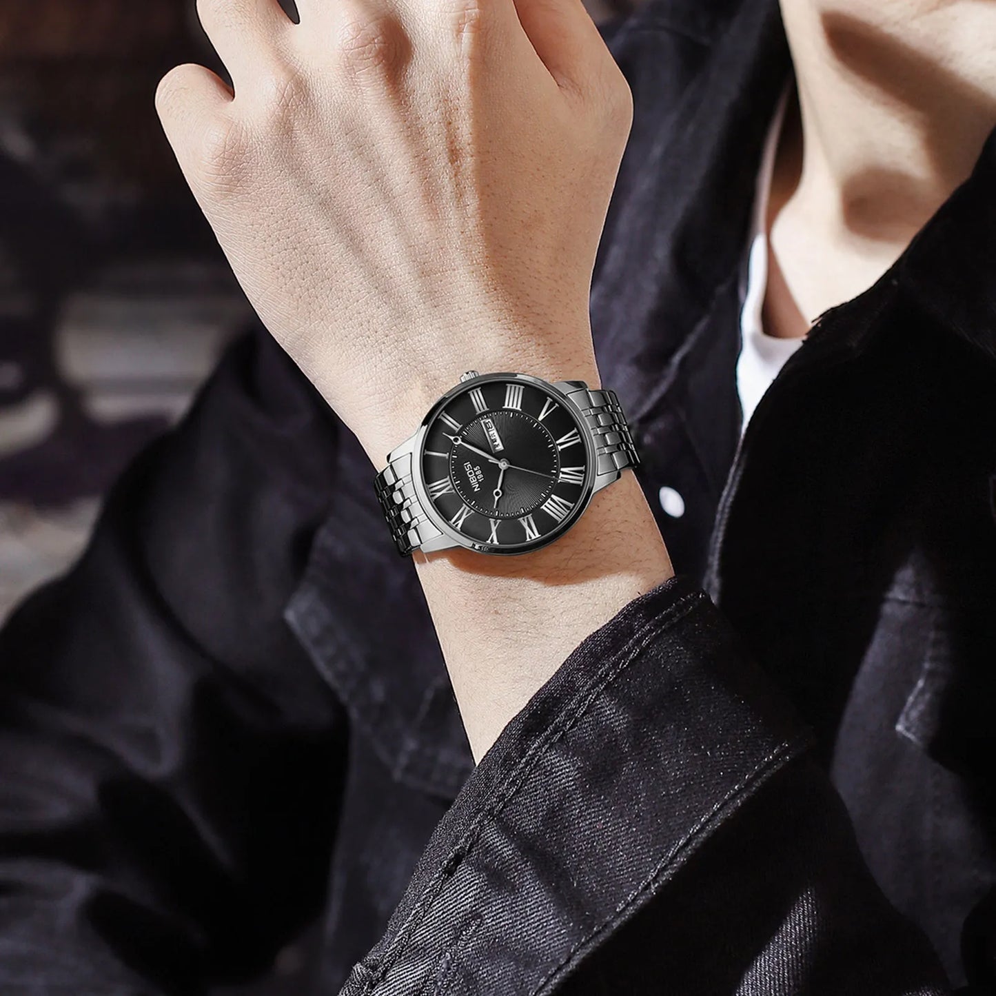 Nibosi Men's Watch Simple Fashion