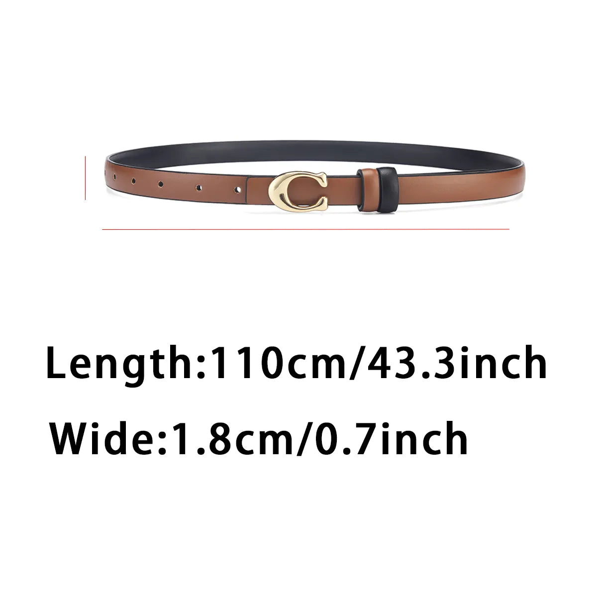 Thin Caviar Belt