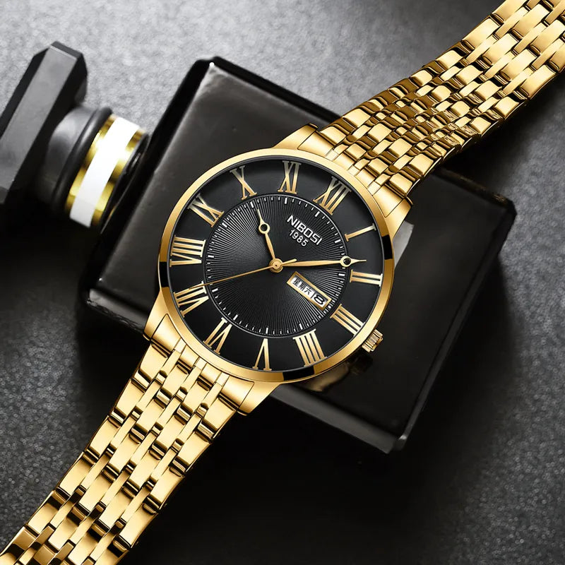 Nibosi Men's Watch Simple Fashion