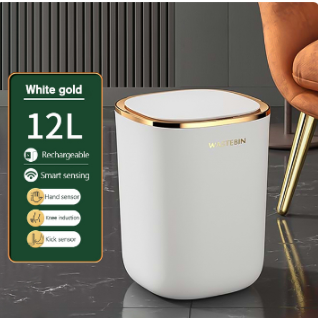 Luxury Smart Trash Bin With Sensor.