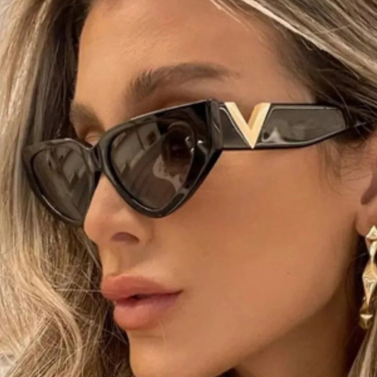 Vintage Sunglasses Luxury Cat Eyt