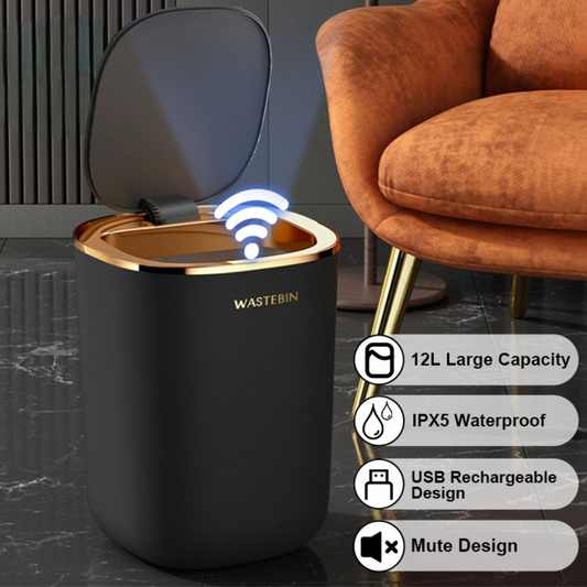 Luxury Smart Trash Bin With Sensor.