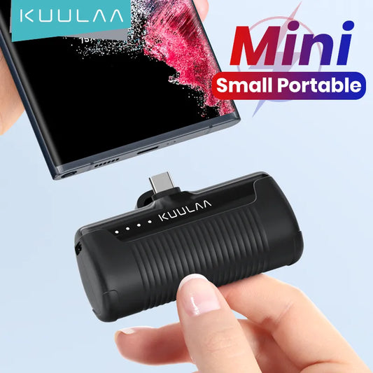 Mini Power Bank 4500mAh para iPhone 14/13/12/11 Pro Max e Samsung/Xiaomi