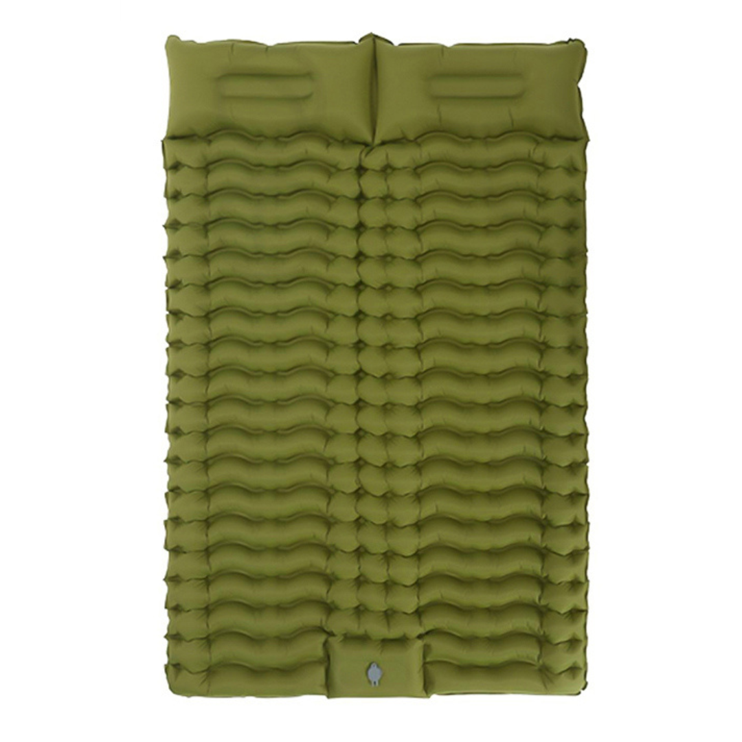 Inflatable Double Mattress With Pillow.